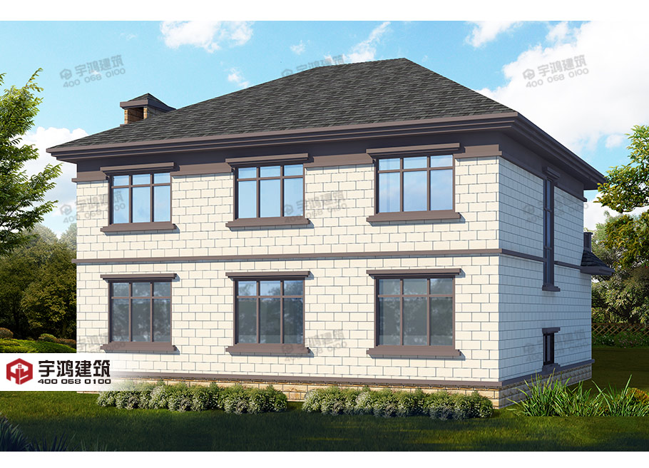 157平新中式農村兩層小別墅設計圖紙