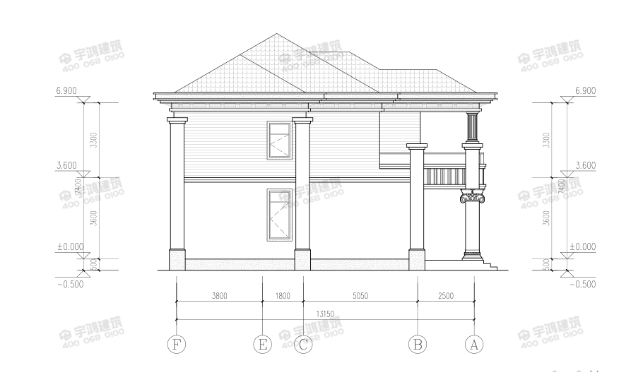 140平新中式20萬元二層小樓設計圖，耐看實用