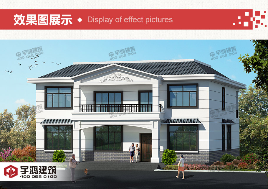 鄉(xiāng)村二層歐式小別墅設(shè)計(jì)圖，簡(jiǎn)約而不簡(jiǎn)單